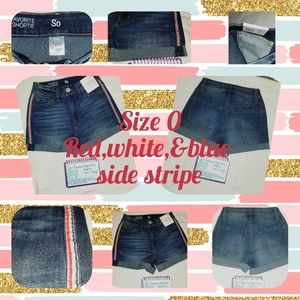 BNWT SIZE 0 SHORTS memorial Day!!
